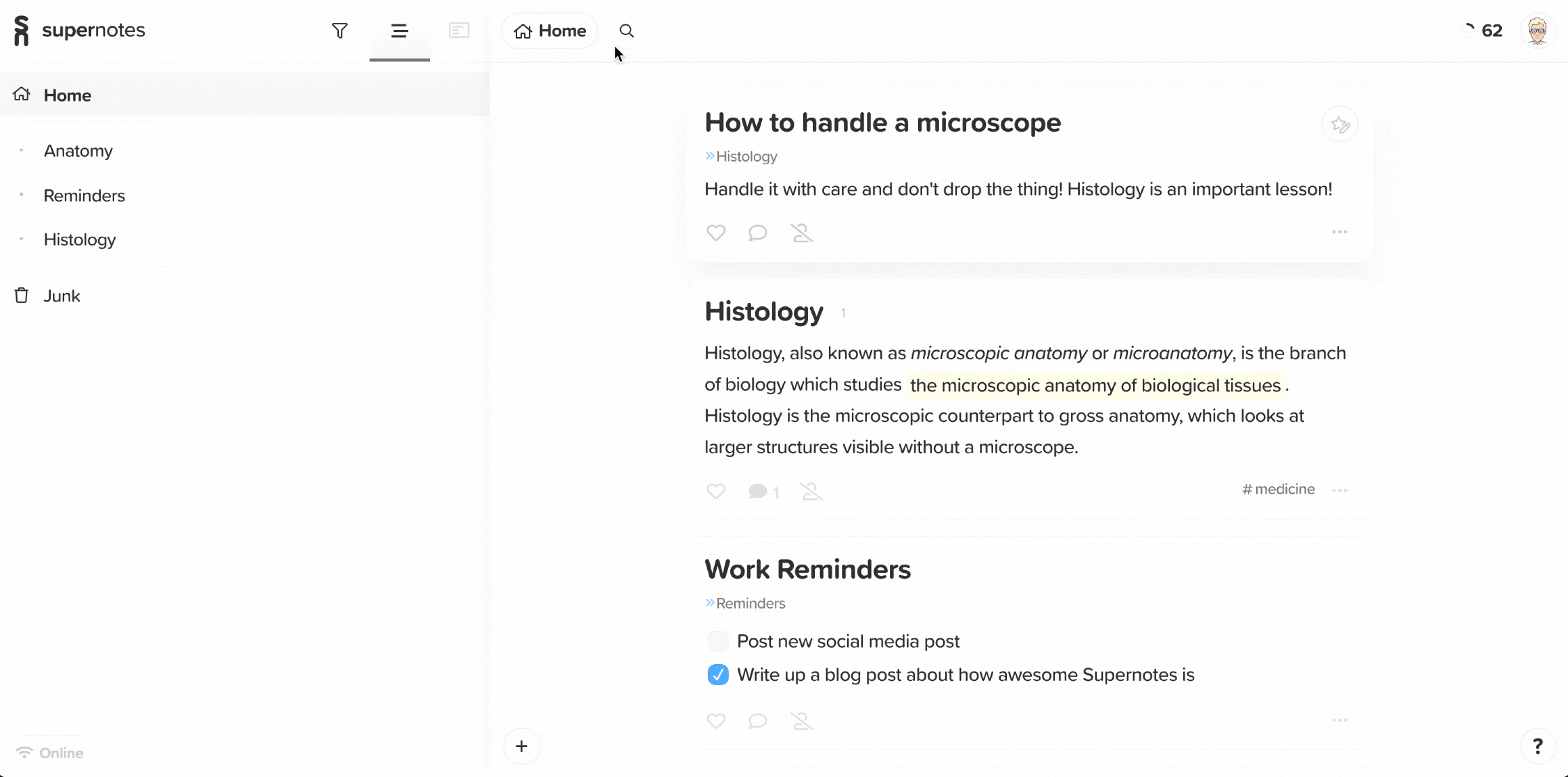 More Powerful Search & Filters on Supernotes
