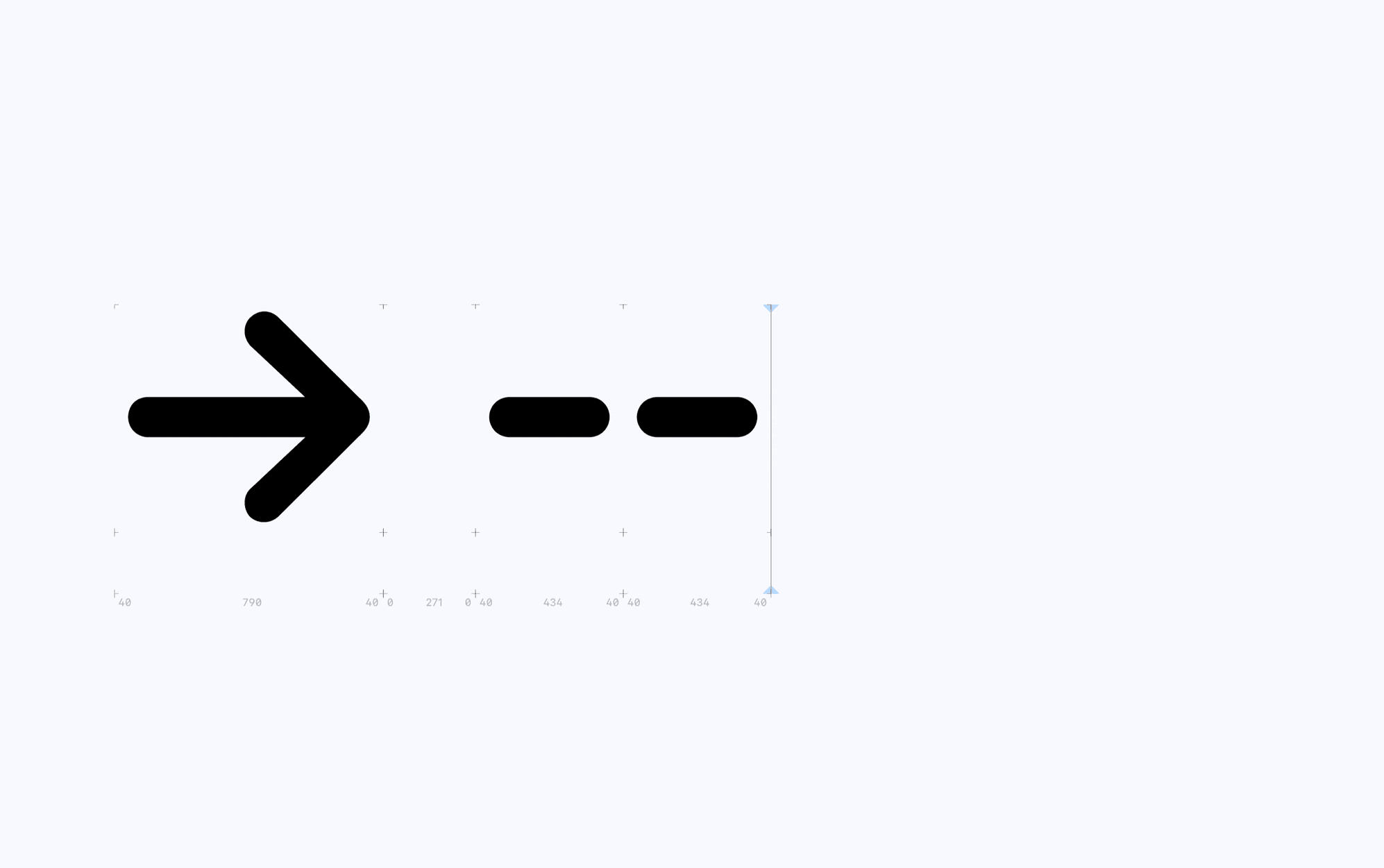 SN Pro Arrow Ligature Example
