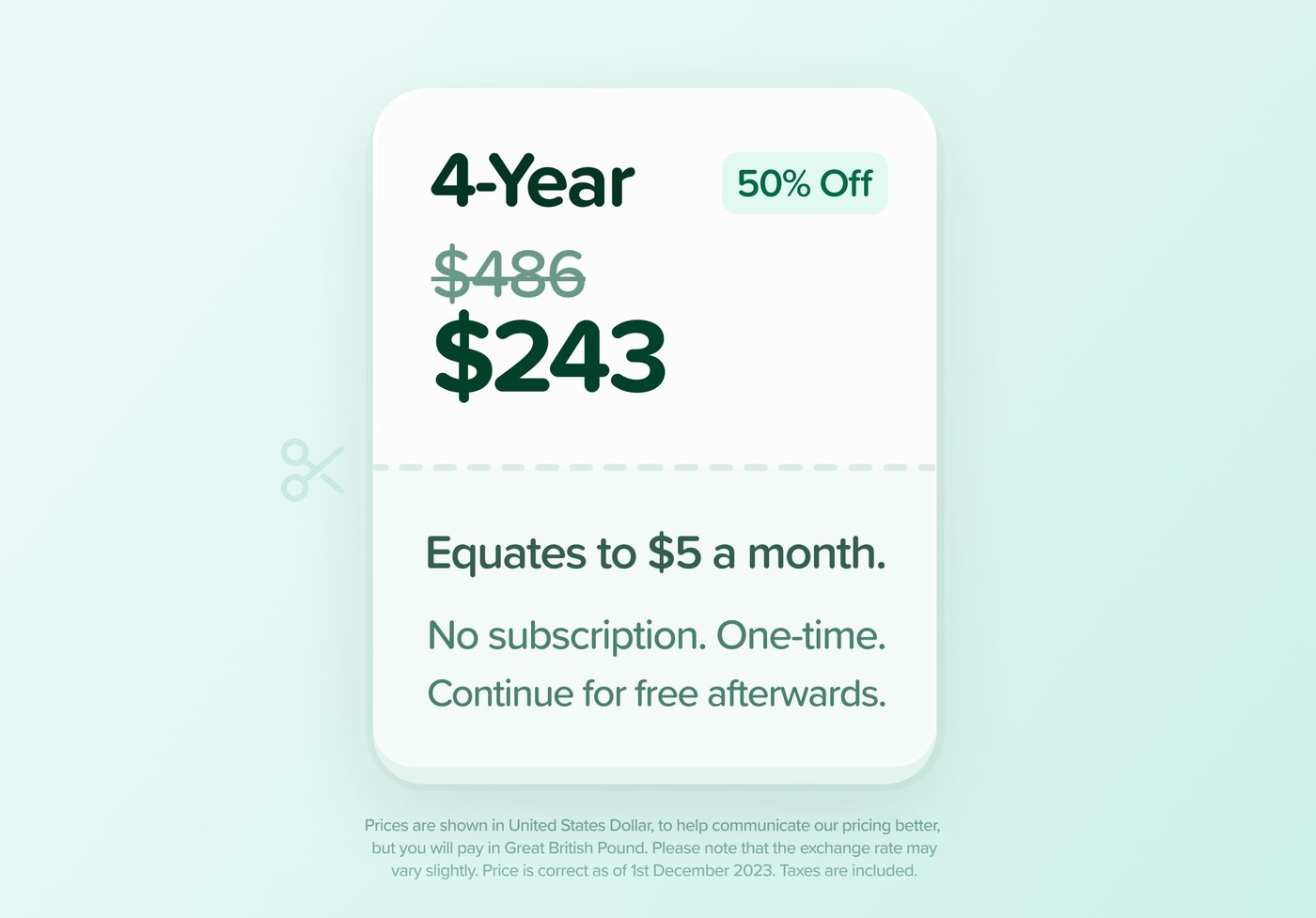 Lowest price guaranteed