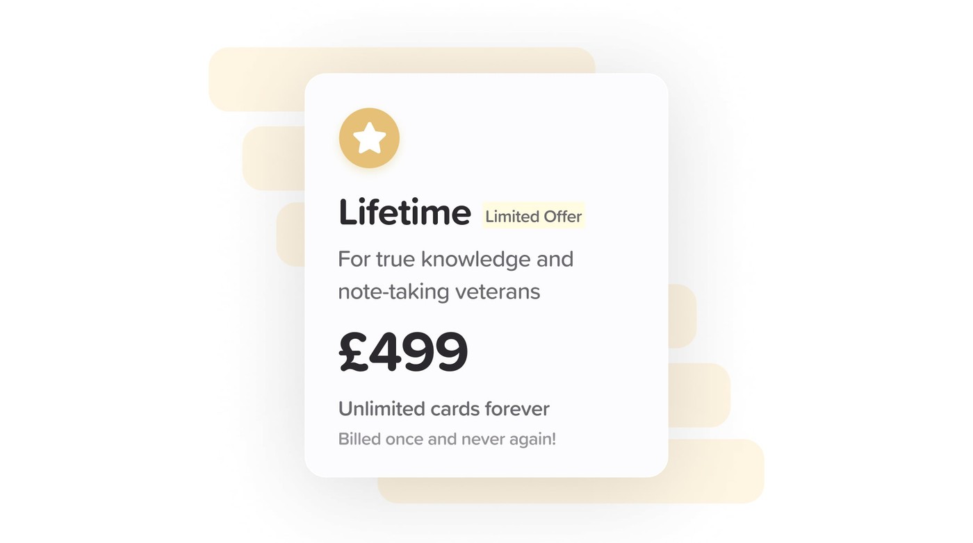 Update to Lifetime Plan