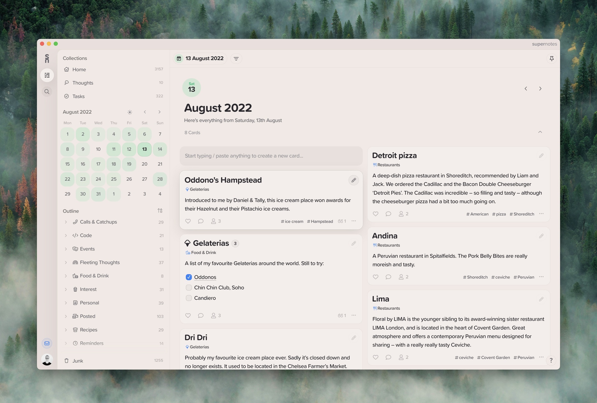 Simpler Interface - Supernotes
