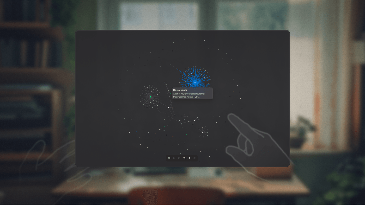 Supernotes VR Graph View