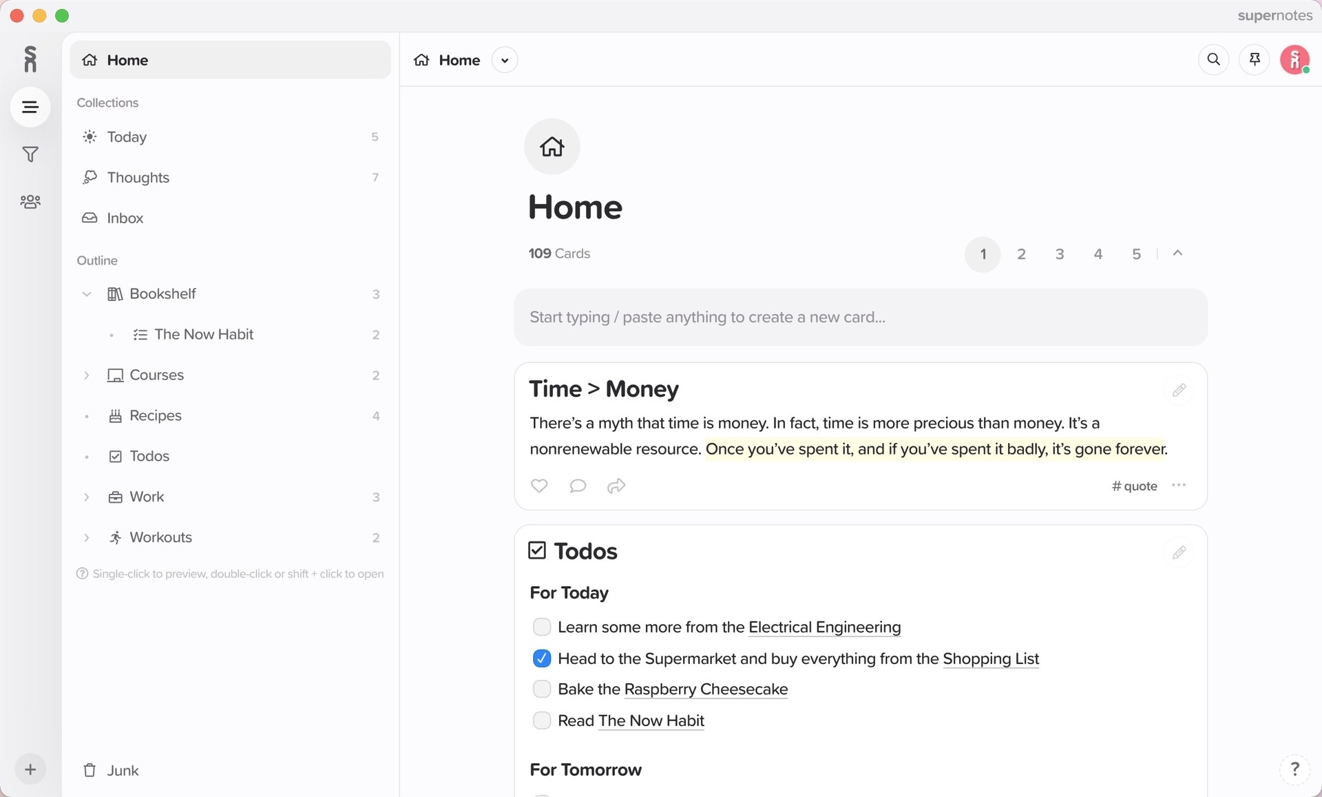 Thoughts Collection| Supernotes