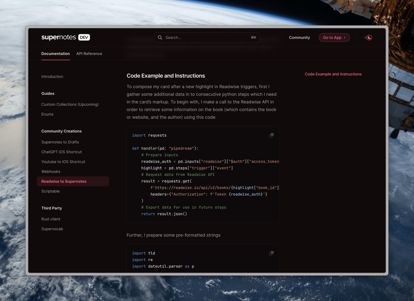 Supernotes Developer Documentation