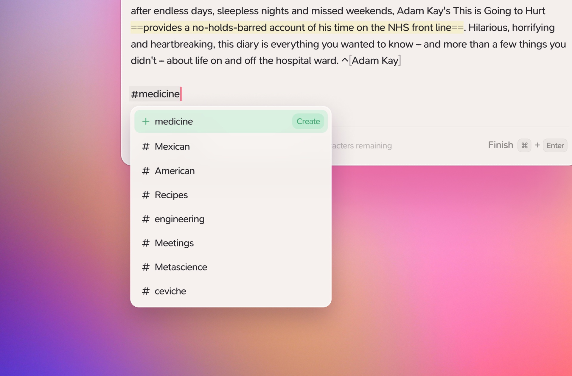 New Editor Features - Supernotes