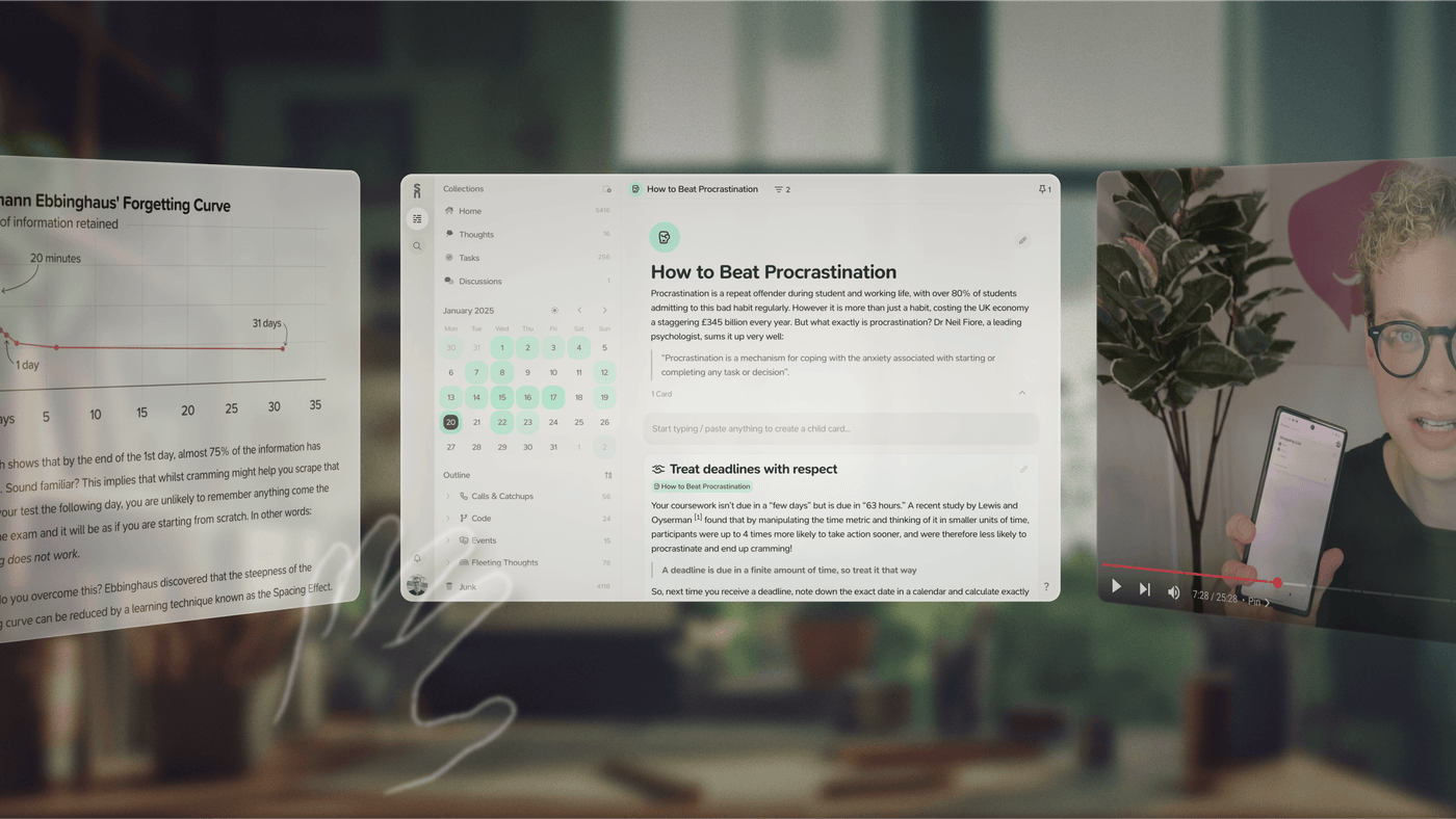 Multitask with other apps