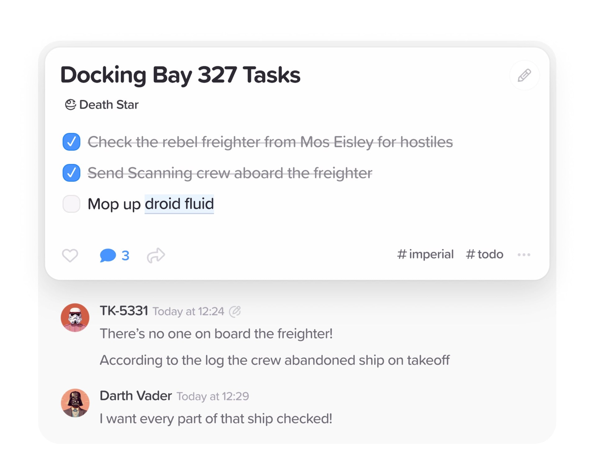 Share your ideas in an instant