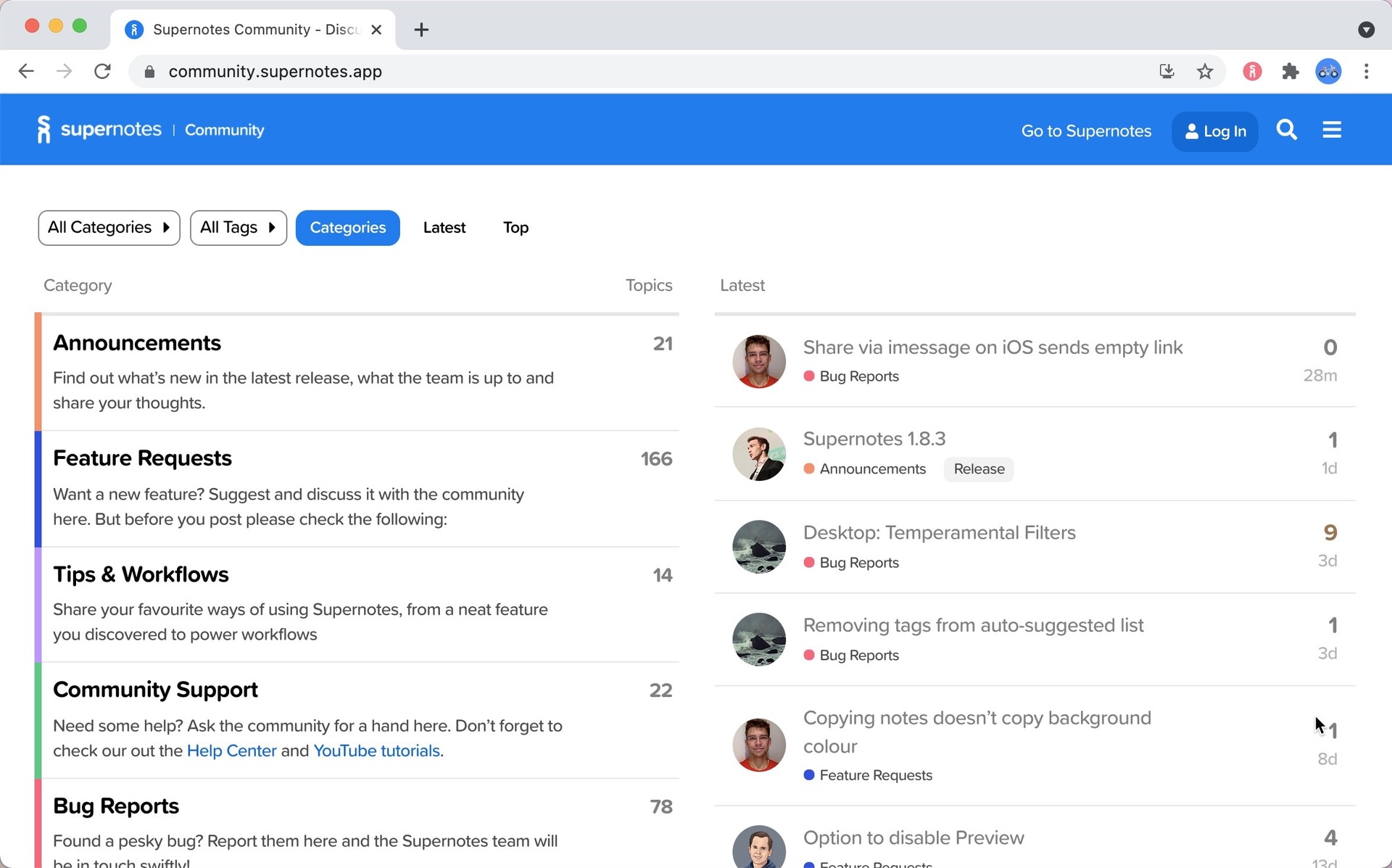 Active Community| Supernotes