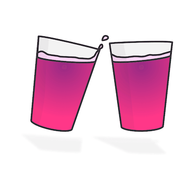 Two pints of snakebite