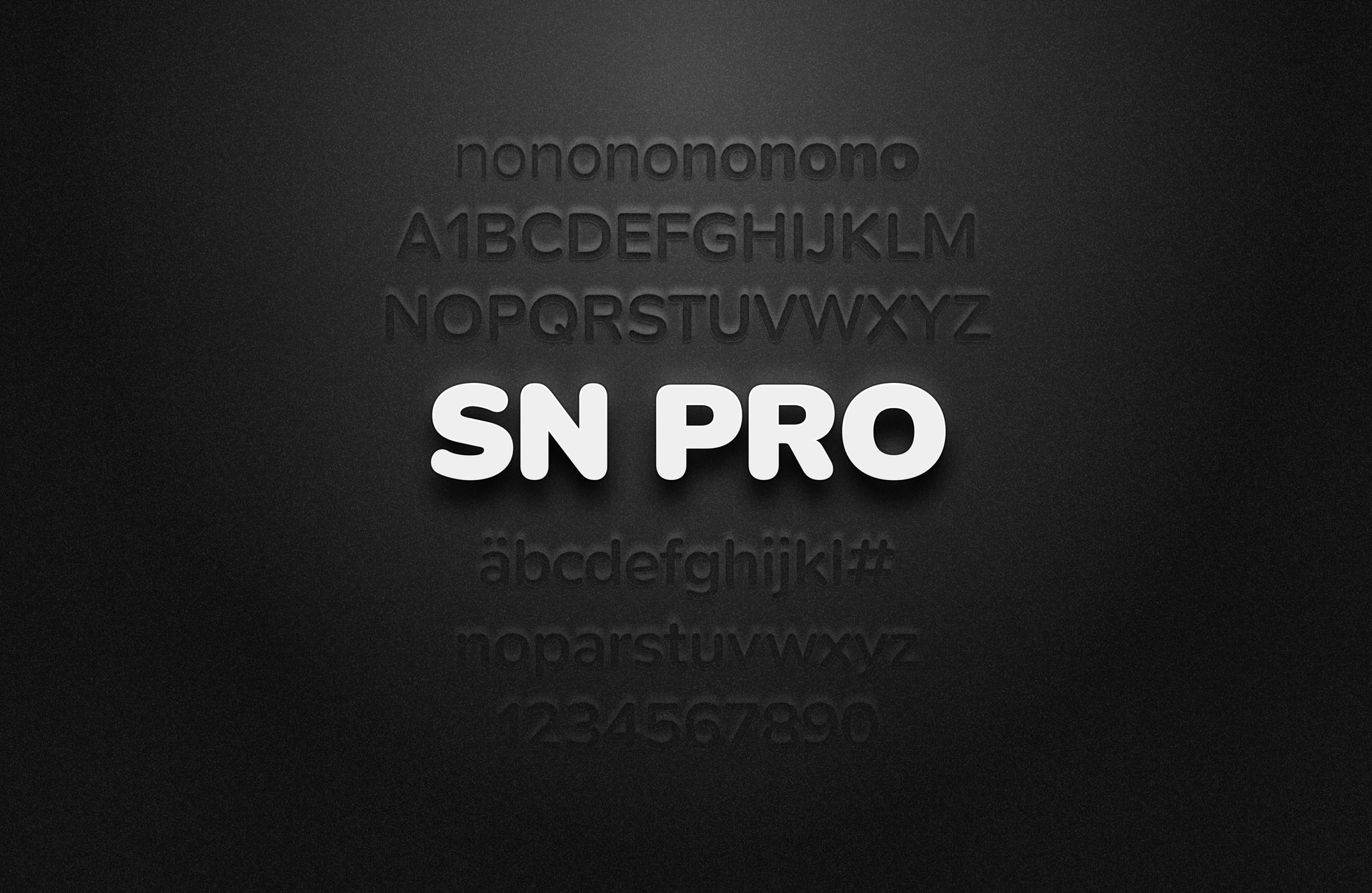Welcome to the SN Pro Font Family
